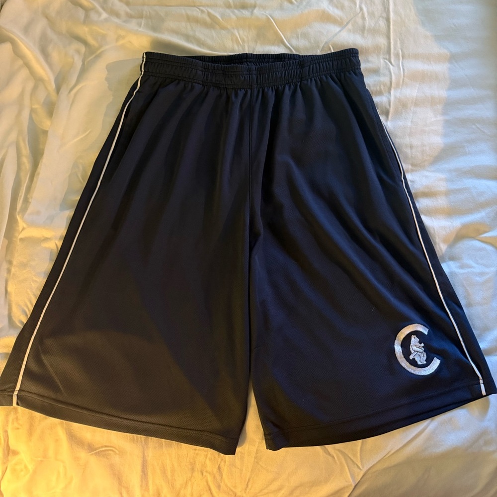 Chicago Cubs Navy Athletic Shorts